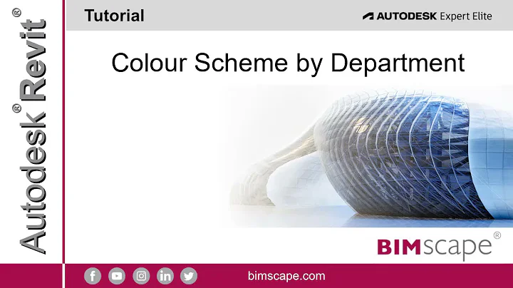 Autodesk Revit: Colour Scheme by Department