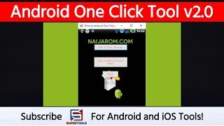 Android One Click Tool v2.0 | Naijarom | Super Tools screenshot 1