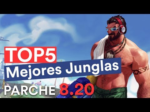 Top 5 Mejores Junglas: Parche 8.20 (League of Legends)