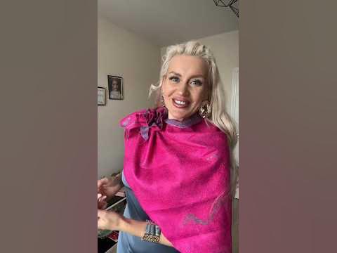 Как красиво прикрыть плечи платком #fashionhacks #стиль - YouTube