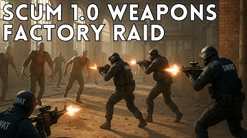 SCUM 1.0 CO OP Gameplay WEAPONS (TORPEDO) FACTORY RAID (Indonesian Language) with GISA Community