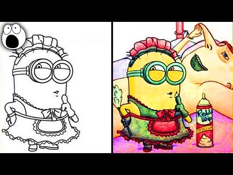 Hilarious Times Adults Did Coloring Books For Kids