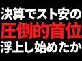 あの決算でストップ安になった圧倒的首位株じわじわ浮上してきてます