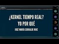 Sistemas Operativos 2020-11-19: Invitado: José María Serralde. Tiempo real.