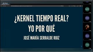 Sistemas Operativos 2020-11-19: Invitado: José María Serralde. Tiempo real.