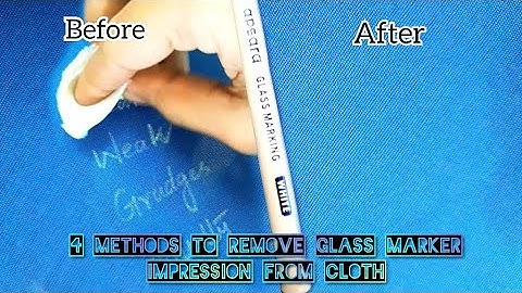 Aari Work Tutorial 85 | 4 Methods to remove Glass Marker Pencil Drawing from Cloth