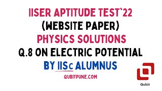 Q.8 | IISER Aptitude Test 2022 Physics Solutions (Website Paper) | @qubitpune  ​