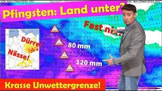 UNWETTERLAGE ⚠ bahnt sich an! Wen trifft es? Extreme Wetterkontraste: Starkregen vs. Trockenheit!