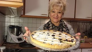 Crostata mit Pflaumenmarmelade /Mürbeteigboden/ Thermomix tm5