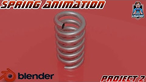 Spring Animation //Blender //Project 2//555Creation