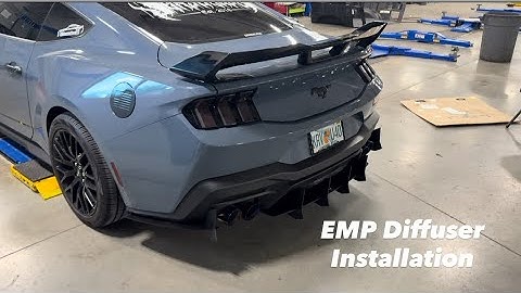 How To Install EMP Rear Diffuser | 24’-25’ S650 Mustang
