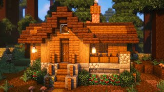 Building a Cozy Starter House - Minecraft Relaxing Longplay [No Commentary]