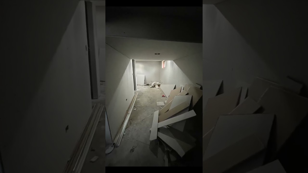 Chicago Heights Flip! Basement drywall installed. Full basement remodel. NEGC Remodeling.