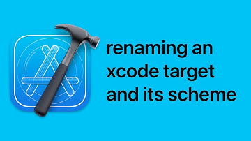 Renaming an Xcode Target and Scheme