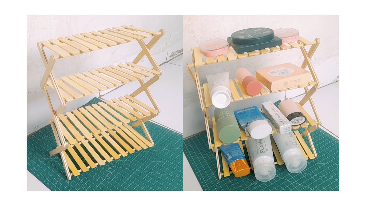 Membuat Rak Mini Stik Ice krim