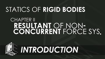 Statics of Rigid Bodies Chapter 2 Resultant of Non-Concurrent Force Systems Introduction (PH)