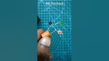 RC Time Circuit Using 2N2222A Transistor #shorts #lifehacks #experiment