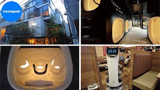Japonya'nın Tokyo kentindeki 20 $ Fütüristik Kapsül Otel'de Bir Gece Harcadım