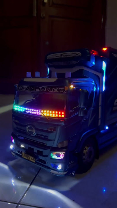 Full lampu rc truk Hino 500 #brewogaudio #djkeludproduction