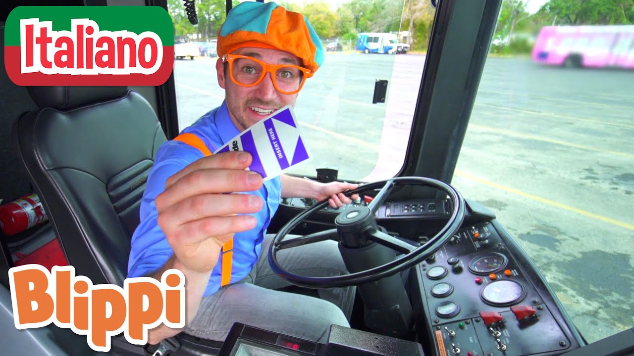 Blippi Alla Scoperta Dell autobus Blippi In Italiano Video 