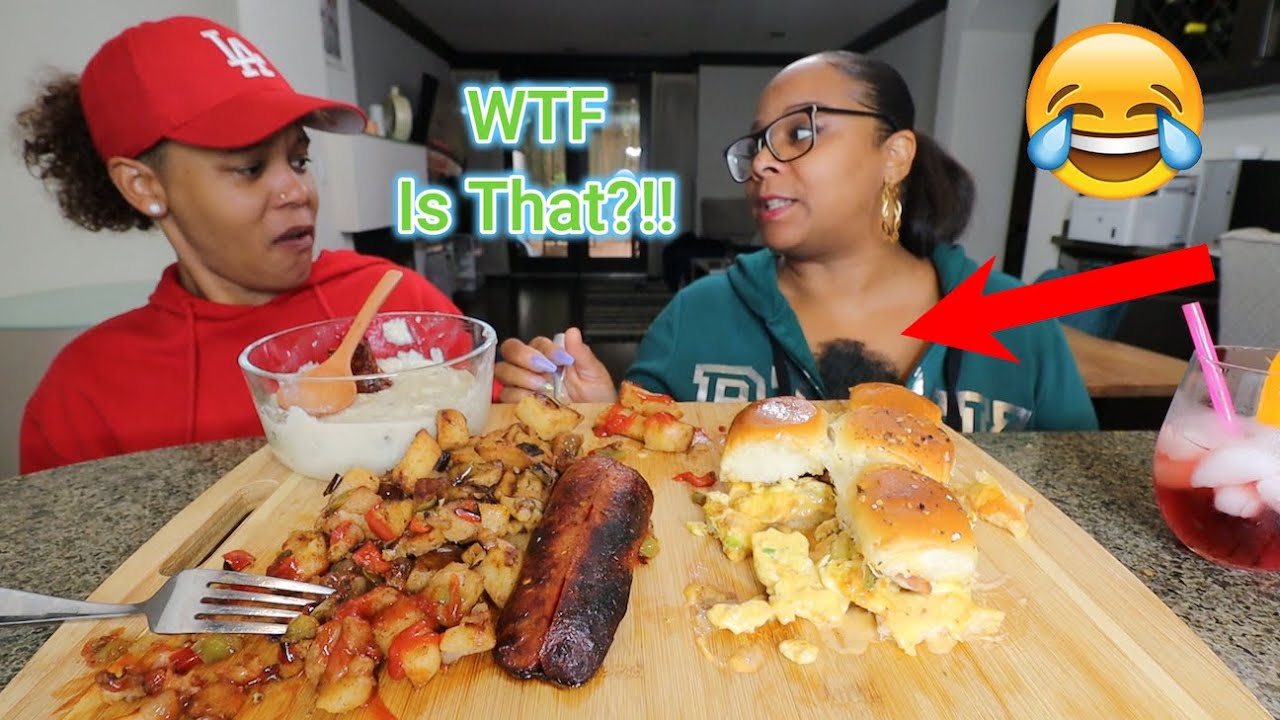 HAIRY CHEST PRANK ON MY WIFE! BREAKFAST MUKBANG PRANK! YouTube