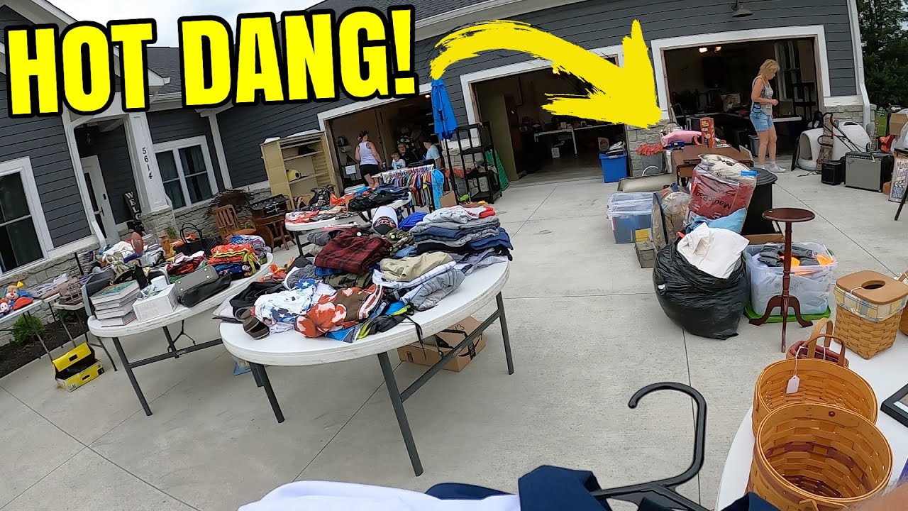 SUPER DOPE YARD SALE TREASURE HUNT!