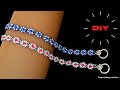 DIY simple bracelet pattern// How to make an handmade bracelet tutorial//
