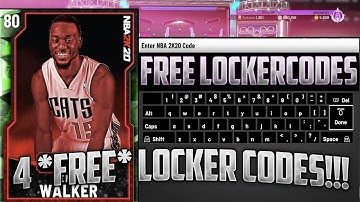 NBA2K20 - 4 *FREE* SECRET LOCKER CODES TO PUT IN RIGHT NOW!!! FREE DIAMONDS AND PINK DIAMONDS!!