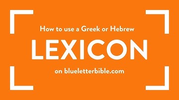 How to use a Lexicon