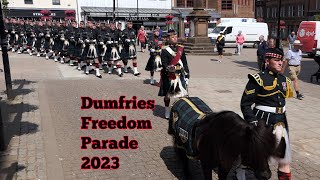 The Royal Regiment of Scotland - Dumfries Freedom Parade - &quot;The GlenDaruel Highlanders&quot;