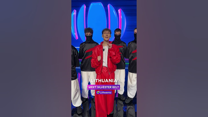 Meet Silvester Belt who will represent Lithuania at the Eurovision Song Contest 2024!