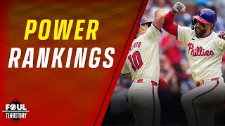 MLB Quarter Season Power Rankings | Foul Territory