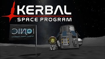 Kerbal Space Program - First Mun Landing Attempt