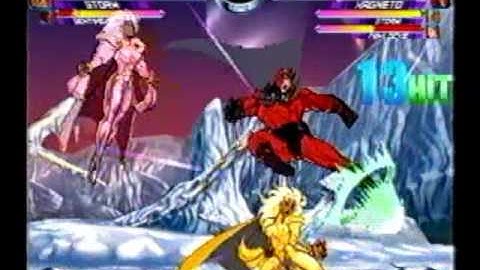 MvC2: Magneto dash under Reset