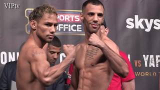 Weight-in Luis Concepcion v Khalid Yafai at Victoria Warehouse