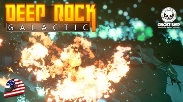 Deep Rock Galactic - Stressed Out Engineer Collects Eggs in a Haunted Hazard 5 Magma Core Cave