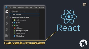 Paso A Paso Para Crear La Carpeta de Archivos De Un Proyecto Con React | Tutorial | React 18.