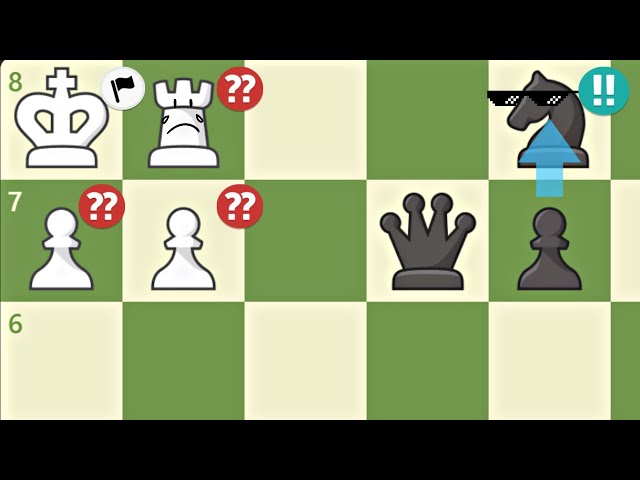 Promote to Knight Chess Puzzle - SparkChess