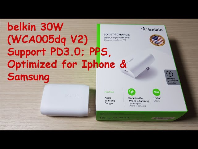 Trên tay & test nhanh củ sạc Belkin 30W (WCA005dq V2)