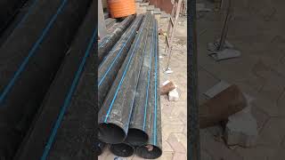 8 Inch HDPE Pipe 🔥 | Heavy Duty Water Line Solution 💧”#agriculture #pipe #shorts
