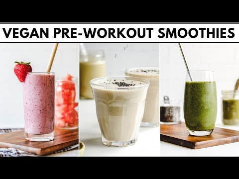 3-tasty-pre-workout-smoothies-💪🏼|-vegan-+-healthy