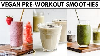 Sharing 3 of my favourite go-to pre-workout smoothies to have before
working out :) lot's good nutritious ingredients in these and are
relativel...