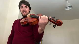 La Milanese bars 48-66 slow tutorial from Suite in A by D’Hervelois - Suzuki Viola 🎻 Book 7 screenshot 4