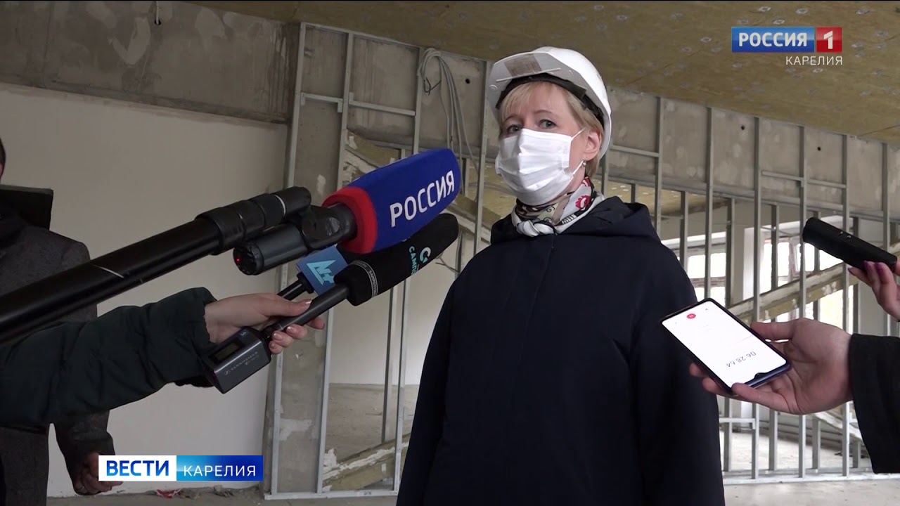 В Петрозаводске проверили ход строительства самой большой школы города ...