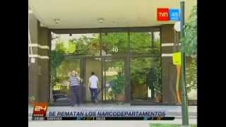 Nota de 24 Horas, TVN por remate de departamentos de narcotraficantes