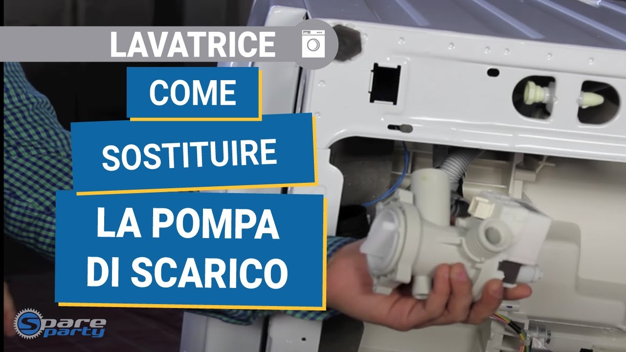 Cos'è la pompa di scarico della lavatrice ed a cosa serve? » SK Idraulica