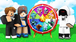 The Random Kit Challenge With TAPWATER and FOLTYN! (Roblox Bedwars)