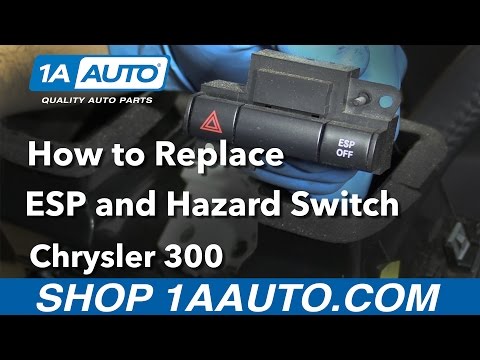 How to Replace Install ESP and Hazard Switch 2006 Chrysler 300