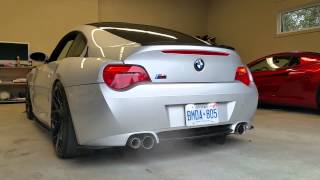 Bmw z4m coupe RPI exhaust startup and rev