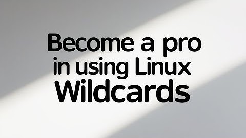 Mastering Linux Wildcards: File Searching Made Easy!